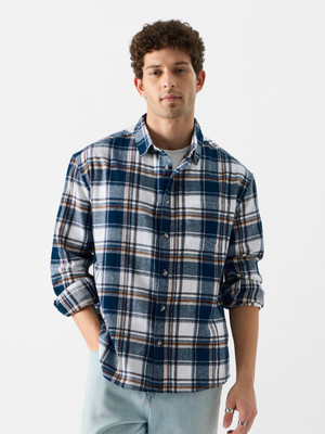 The Souled Store Men Striped Casual Multicolor Shirt