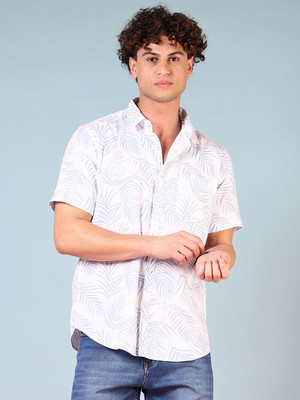 V-MART Men Printed Casual Blue Shirt