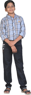 Hubkick Boys Striped Casual Multicolor Shirt