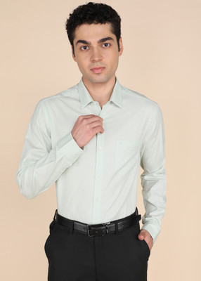 ARROW Men Solid Formal Light Green Shirt