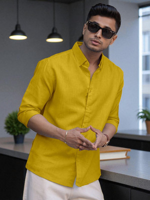 Yanthi Trend Men Self Design, Solid Casual Multicolor Shirt
