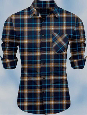New4u creation Men Checkered Casual Multicolor Shirt