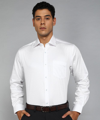 VAN HEUSEN Men Printed Formal Grey Shirt