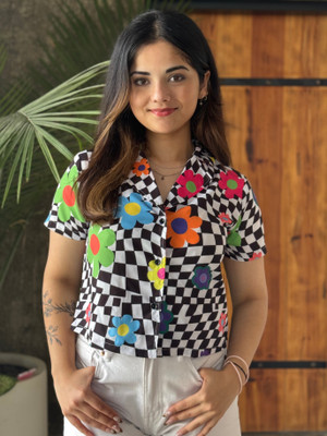 TANDUL Women Floral Print Casual Multicolor Shirt