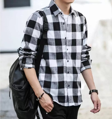 SOLVYN Men Checkered Casual Multicolor Shirt