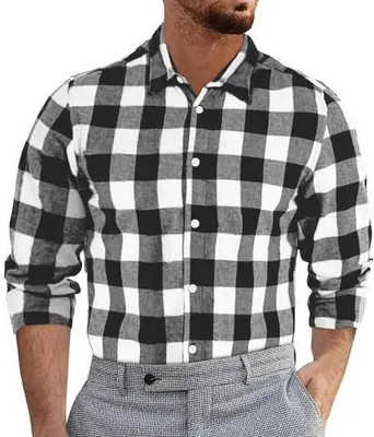 SOLVYN Men Checkered Casual Multicolor Shirt