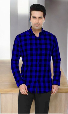SHAH TEXTILES Men Checkered Casual Multicolor Shirt