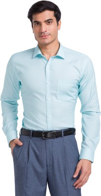 PARK AVENUE Men Solid Formal Light Blue Shirt