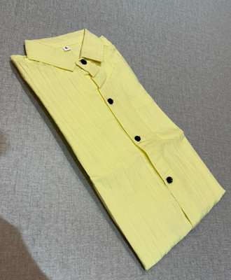 Lupri Boys Dyed/Ombre Casual Yellow Shirt