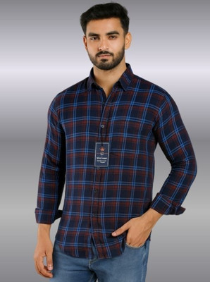 Marc Luarente Men Checkered Casual Multicolor Shirt