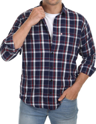 Marc Laurent Men Checkered Casual Multicolor Shirt