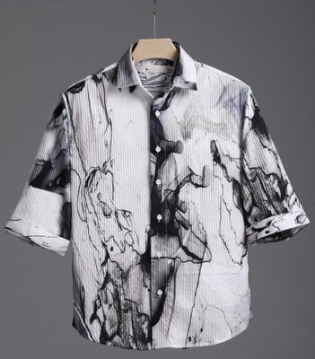 quinlan Men Printed Casual Multicolor Shirt