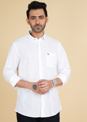 Allen Solly Men Solid Casual White Shirt