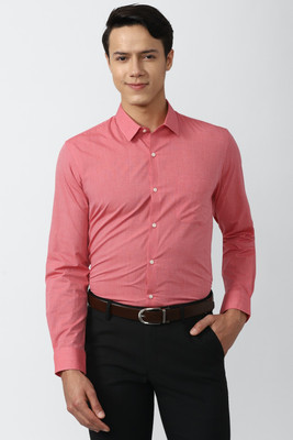 PETER ENGLAND Men Solid Formal Pink Shirt