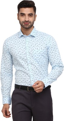 V-MART Men Printed Casual Blue Shirt