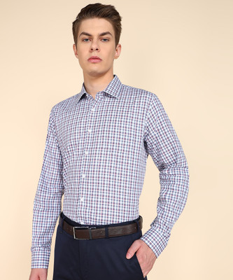 VAN HEUSEN Men Checkered Formal Multicolor Shirt