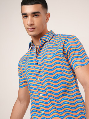 HIGHLANDER Men Printed Casual Multicolor Shirt