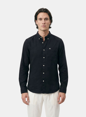 THE BEAR HOUSE Men Printed Casual Black Shirt