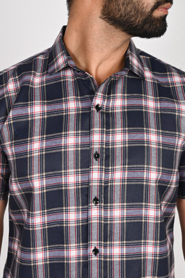 Tanip Men Checkered Casual Multicolor Shirt