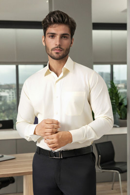 Haute Tissue Men Striped Casual Grey Shirt
