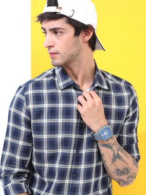 HIGHLANDER Men Checkered Casual Multicolor Shirt