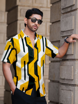 METRONAUT Men Printed Casual Multicolor Shirt