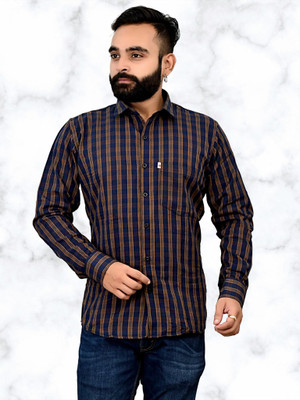 VK WINTER WEAR Men Striped Casual Multicolor Shirt