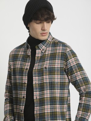 THE BEAR HOUSE Men Checkered Casual Multicolor Shirt