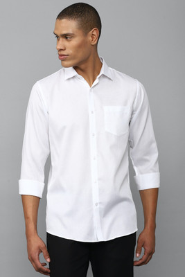 Allen Solly Men Self Design Casual White Shirt