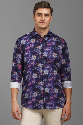 LOUIS PHILIPPE Men Printed Casual Purple Shirt