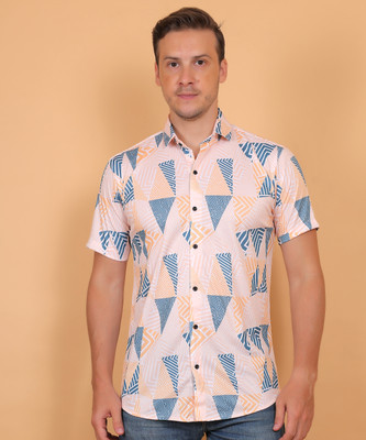 STOVESSY Men Printed Casual Multicolor Shirt