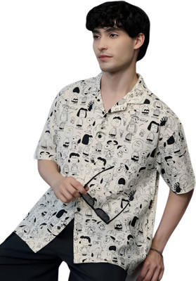 PRAANVI ENTERPRISE Men Printed Beach Wear Multicolor Shirt