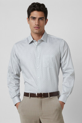 VAN HEUSEN Men Printed Formal Grey Shirt