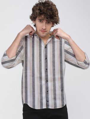 RM CREATION Men Striped Casual Multicolor Shirt