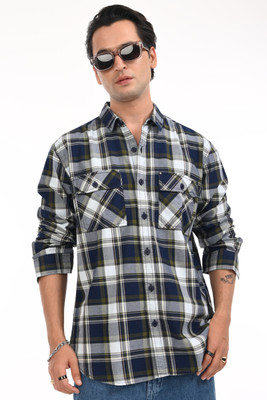 Estilocus Men Checkered Casual Multicolor Shirt