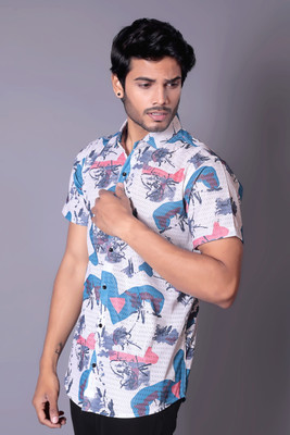fitoda fashion Men Printed Casual Multicolor Shirt