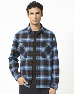 RARE RABBIT Men Checkered Casual Multicolor Shirt