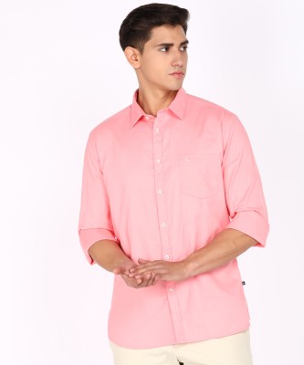 PARX Men Solid Casual Red Shirt