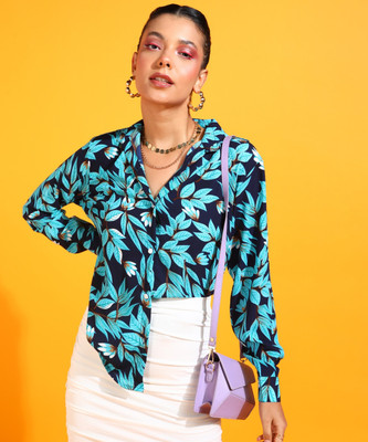 METRONAUT Women Printed Casual Multicolor Shirt