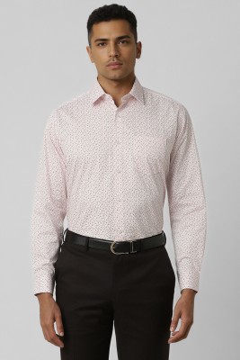 VAN HEUSEN Men Printed Party Pink Shirt