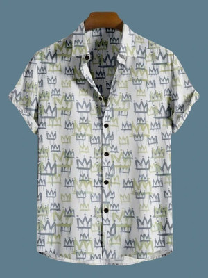 The style grove Men Printed Casual Multicolor Shirt
