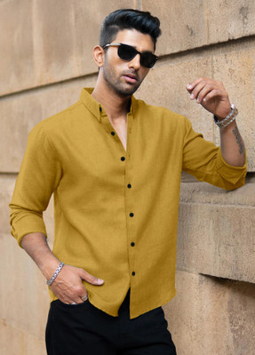 Yanthhi Men Solid Casual Multicolor Shirt