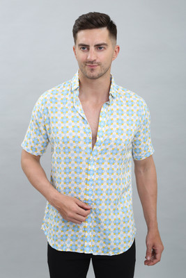 white apple jns Men Printed Casual Multicolor Shirt