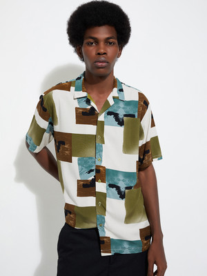 MAX Men Printed Casual Multicolor Shirt