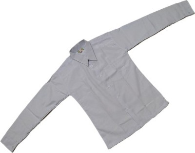 Abhima Boys Solid Casual White Shirt