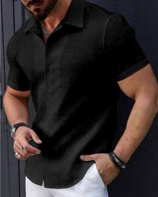 clinch fashion Men Printed Casual Brown, Black Shirt