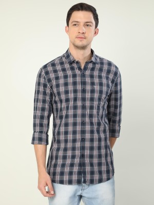 Classic Polo Men Checkered Casual Multicolor Shirt