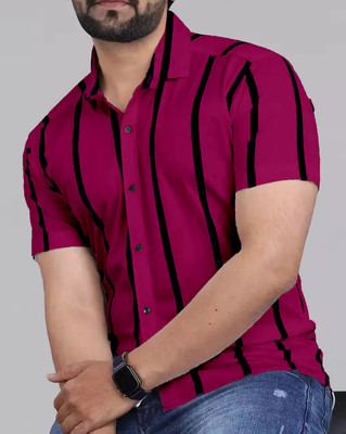 Varidashi Men Solid Casual Multicolor Shirt