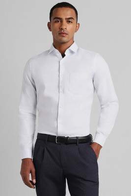 PETER ENGLAND Men Self Design Formal White Shirt