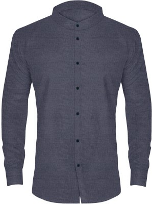 METRONAUT Men Solid Casual Grey Shirt